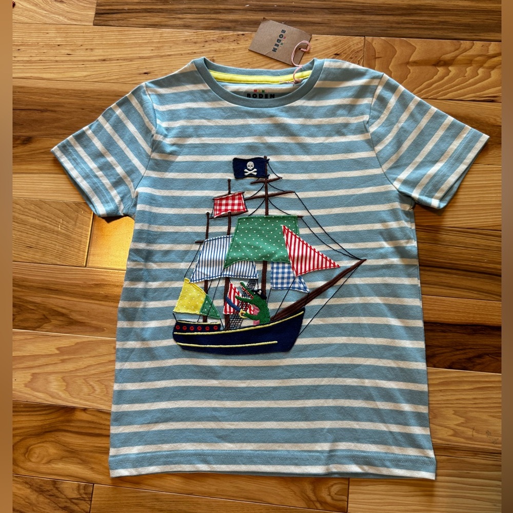 MB Pirate ship appliqué 7/8y